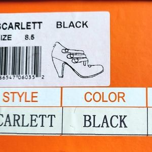 Miz Mooz size 8.5 Black Ladies Heels